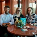Da sinistra Matteo Prato, Tourismhub; Phillipa Harrison, managing director Tourism Australia; Eva Seller, continental Europe regional manager Tourism Australia