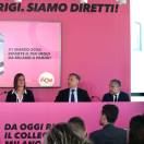 Da sinistra: Arianna Censi, Caroline Chabrol, Martin Briens e Franco Lucente