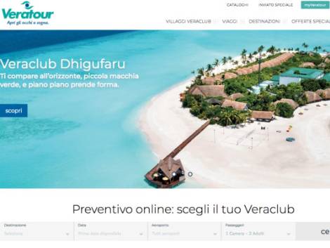 Veratour, restyling del sito: l'acquisto dei viaggi rimane in agenzia