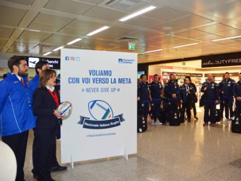 Fiumicino: flash mob per la nazionale di Rugby