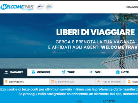 Welcome Travel rinnova il sito per portare in agenzia la clientela online