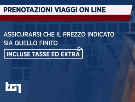 TG1, le avvertenze per prenotare i viaggi su internet: il video del servizio