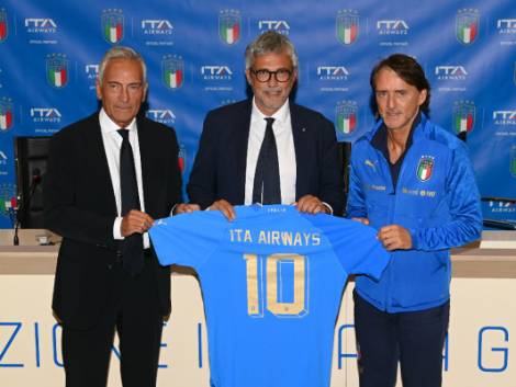 Ita Airways fa volare le Nazionali di calcio: siglato accordo con la Figc