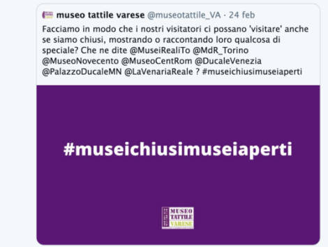 I musei italiani aperti sui social: la campagna #museichiusimuseiaperti