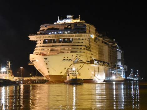 Msc Virtuosa, varo tecnico e dal 2020 il mare