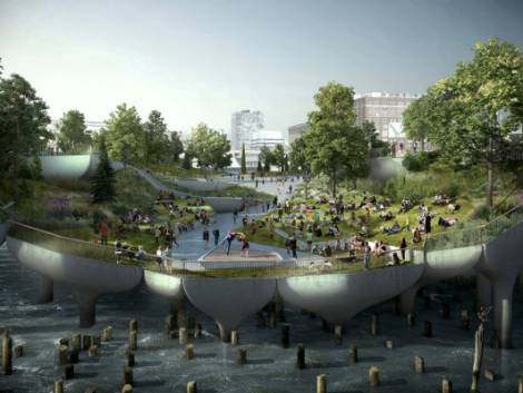 New York prepara un nuovo parco flottante: Little Island