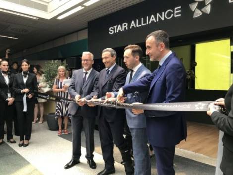 Apre a Fiumicino la prima lounge italiana di Star Alliance