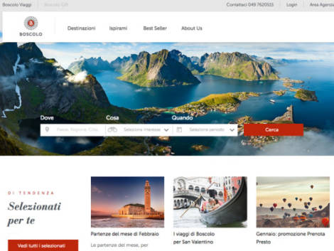 Boscolo Tours investe sul digitale: raccolta dati online in ottica multicanale