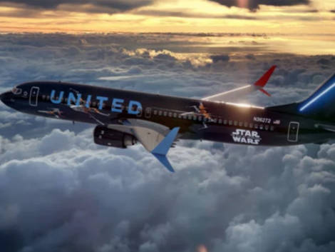 United vola con Star Wars sull’aereo brandizzato. Il video