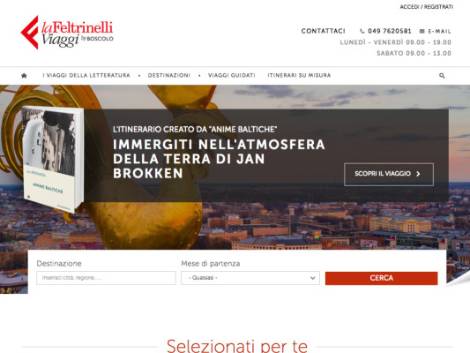 Feltrinelli, esordionel turismo con Boscolo: nasce una nuova Ota