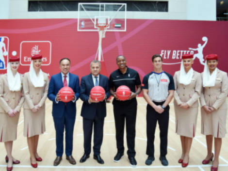 Emirates diventa sponsor ufficiale dell’Nba