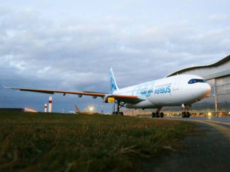 L’A330-800 vicino all’ingresso in flotta