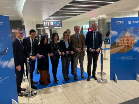 Ita Airways, parte il nuovo volo diretto Fiumicino-New Delhi