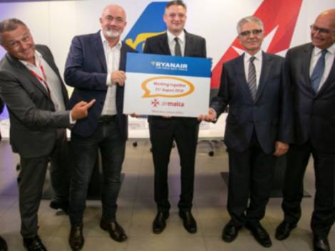 Sul sito Ryanair ora si prenotano anche i voli Air Malta