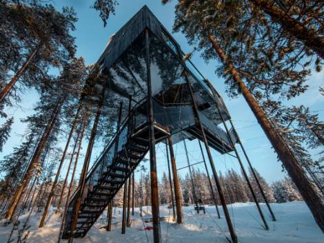 Dormire tra gli alberi, l'idea dello svedese Treehotel