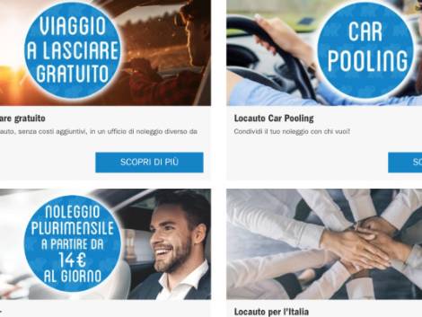 Dal car pooling al noleggio per i giovani, le nuove formule Locauto