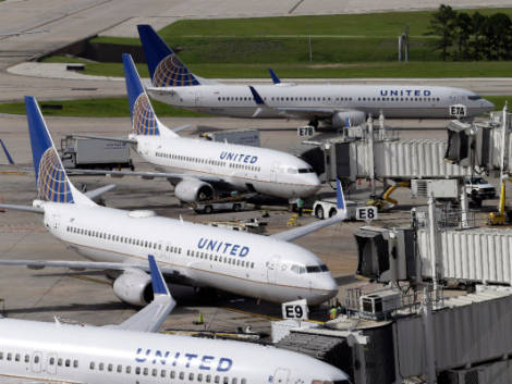 United: 25 aerei a terra per mancata ispezione