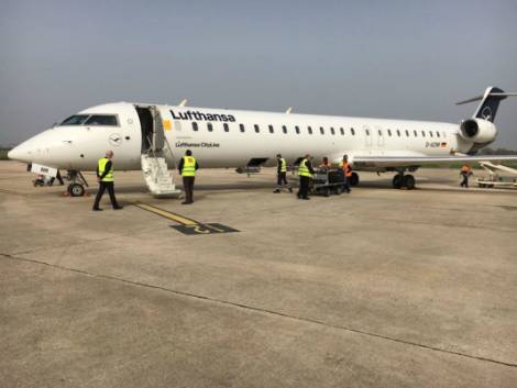 Lufthansa, al via da oggi il terzo volo giornaliero Ancona-Monaco