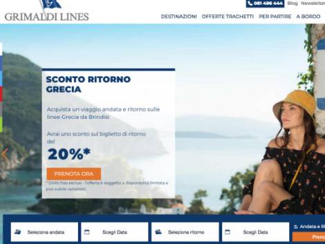 Grimaldi Lines rivoluziona il sito, spazio a blog e social