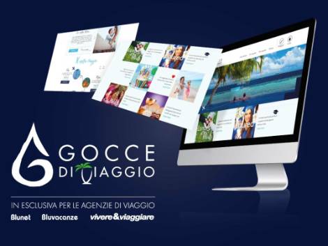 Bluvacanze crea Gocce di Viaggio, piattaforma multimediale per le liste eventi