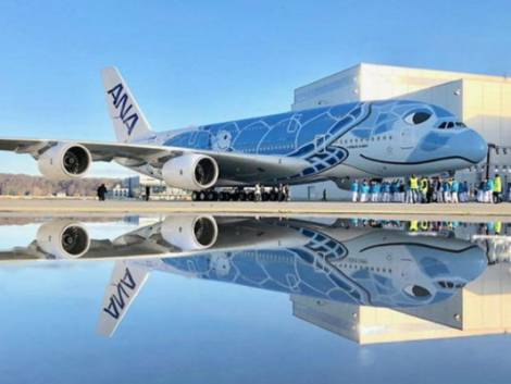 La tartaruga volante di All Nippon Airways: nuova livrea per l'A380