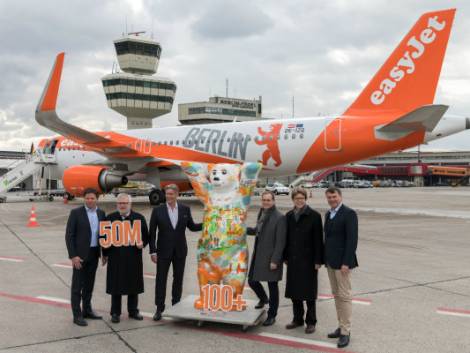 easyJet primo vettore a Berlino, tre nuovi voli dall'Italia