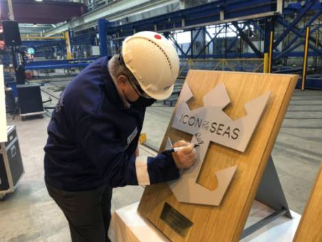 Royal Caribbean: al via i lavori per la nuova ammiraglia Icon of the Seas