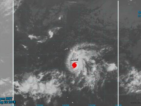 Stati Uniti: l’uragano Lane minaccia le Hawaii