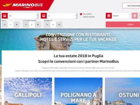 Estate in Puglia, la campagna servizi per MarinoBus