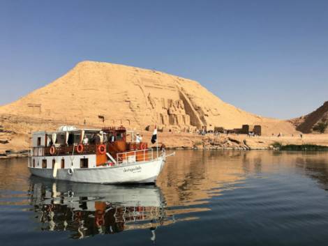 Shiruq sul lago Nasser a bordo della Dongolah