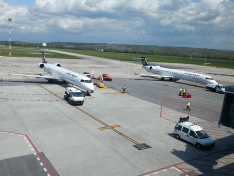 Lufthansa decolla da Trieste verso Francoforte