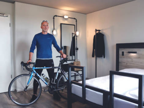 AO Hostels, bici in camera con il servizio ‘Bike Plus’