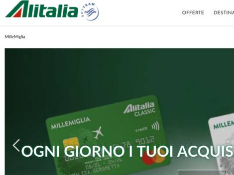 Alitalia: Millemiglia,come utilizzare i punti del programma