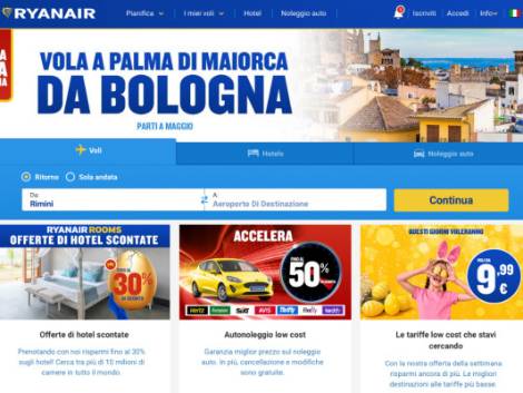 Ryanair, in arrivola nuova versione del sito internet: ecco cosa cambia