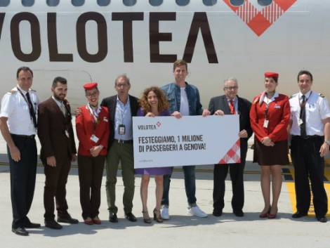 Volotea, un milione di passeggeri a Genova