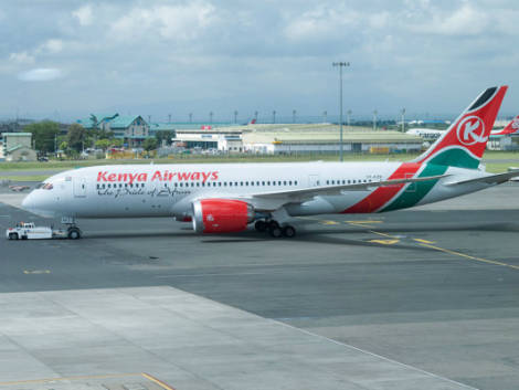 Alitalia, pronto l'accordo di code share con Kenya Airways