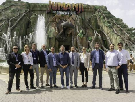 Garavaglia in visita a Gardaland: “Nel piano strategico una parte dedicata ai parchi tematici”