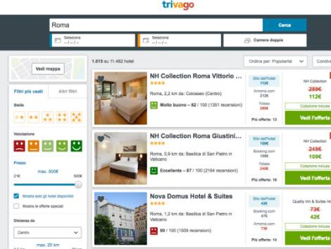 Federalberghi contro Trivago: chiesto il blocco dello spot