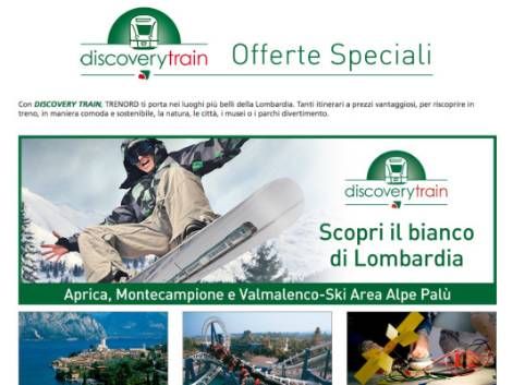 Discovery Train, i pacchetti Trenord per l'estate in Lombardia