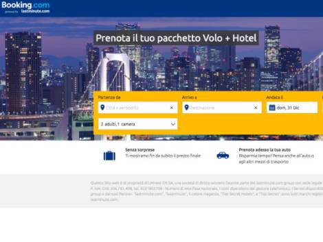 I pacchetti Bookingvolo più hotel con lastminute.com