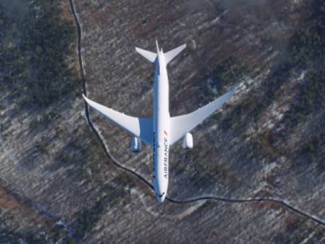 In volo con il B787 di Air France: il video e il backstage