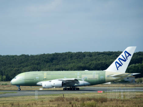 Ana, volo inaugurale per il primo A380