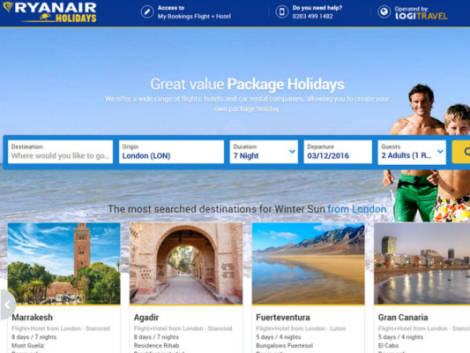 Voli, hotel e autonoleggiI viaggi firmati Ryanair