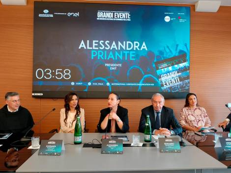 Priante, Enit:“Grandi eventiforte attrattore”