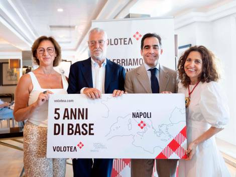 Volotea e i cinque anni della base di Napoli: scommessa vinta