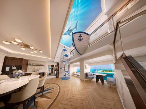 Msc presenta la Grand Hamptons Villa, la suite per famiglie al debutto su Msc World Atlantic