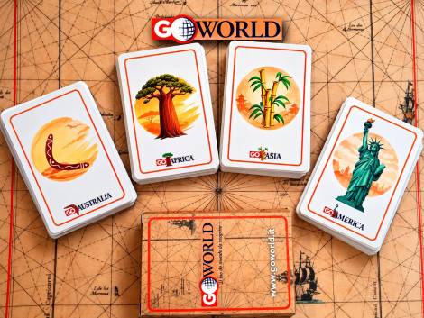 Le novità di Go World a TTG e i volti dello staff sulle carte da gioco