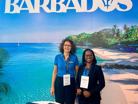 Lucilla Venditti, rappresentante sales in Italia, e Tracy Jones, direttrice marketing di BTMI.