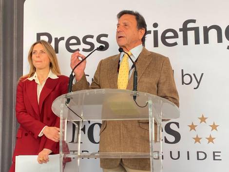 Rocco Forte con la figlia Lidia