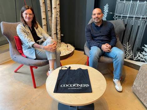 Valentina Rubbi e Maurizio De Palma, consulente e Ceo di Cocooners